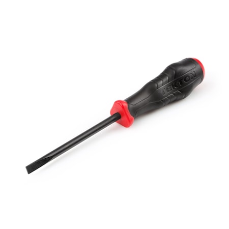 Tekton 1/4 Inch Slotted High-Torque Black Oxide Blade Screwdriver DHE11250